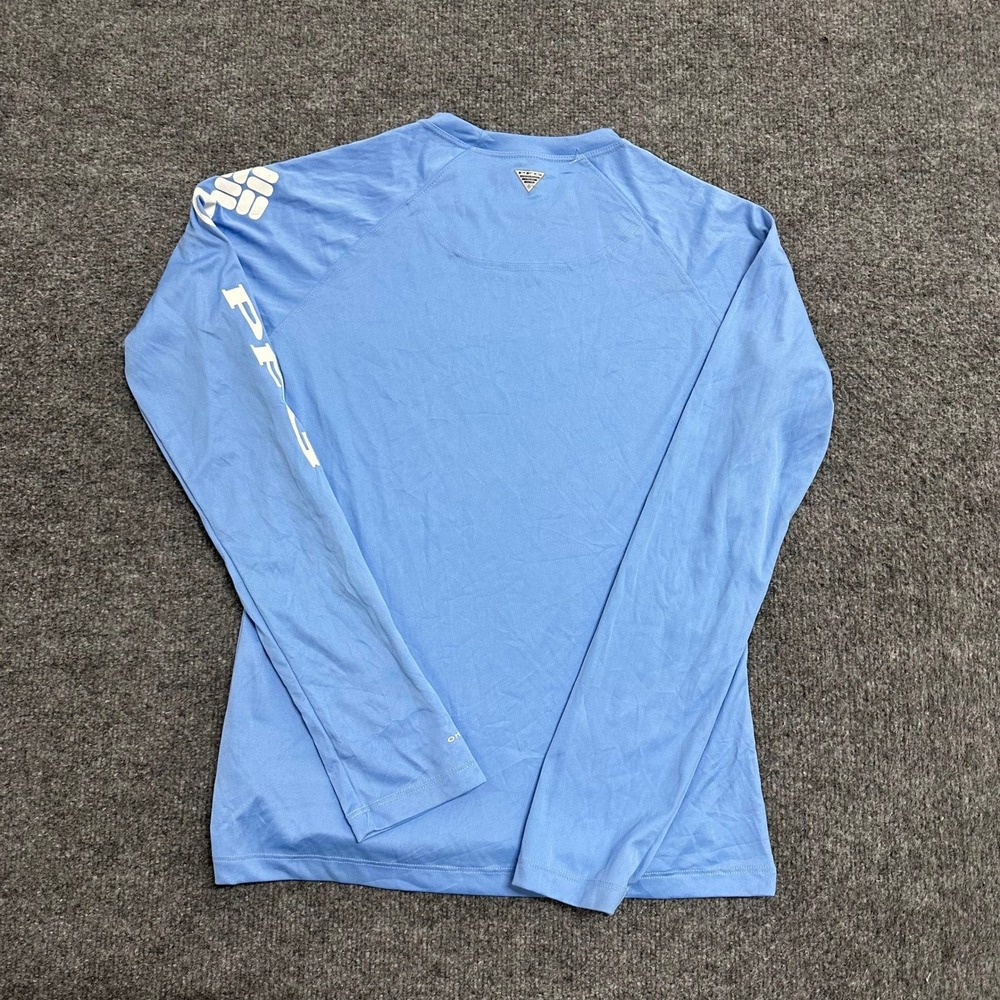Columbia Shirt Womens XS Blue PFG Long Sleeve Sun Protection Performance Fishing - Picture 6 of 7